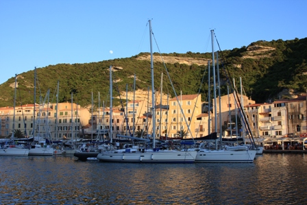 Abendstimmung in Bonifacio